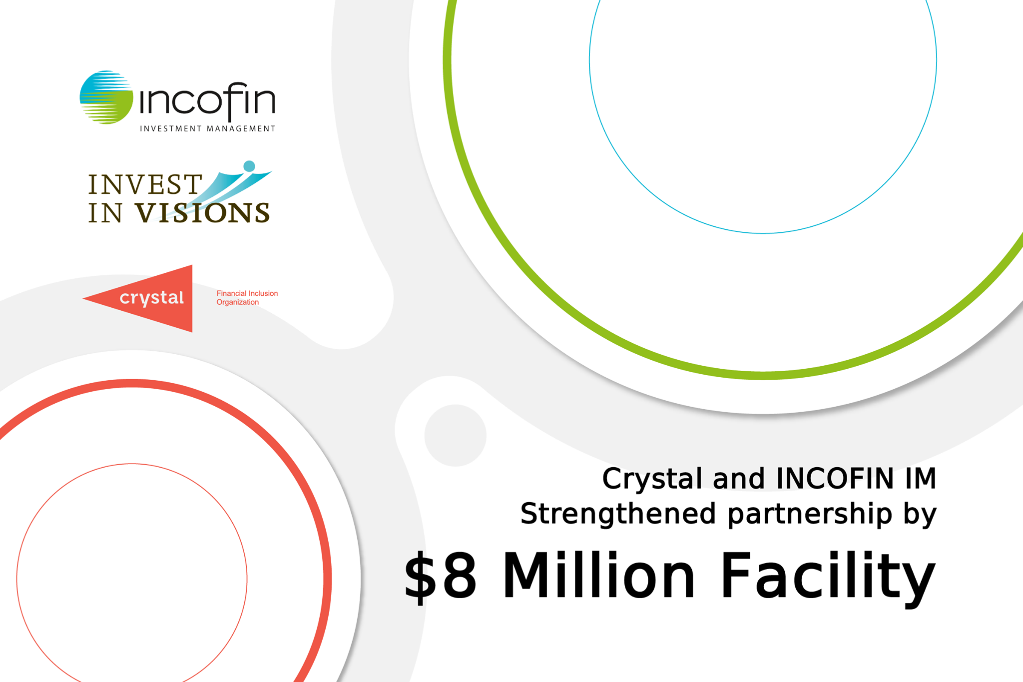 Crystal Confirms $8 Million Facility with INCOFIN IM